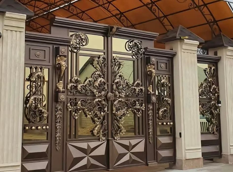 Set porți din fier forjat