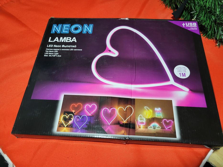 Lampa inimioara led roz noua 40 lei