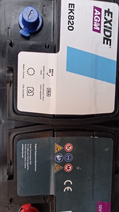 Продам аккумулятор Exide AGM EK 820