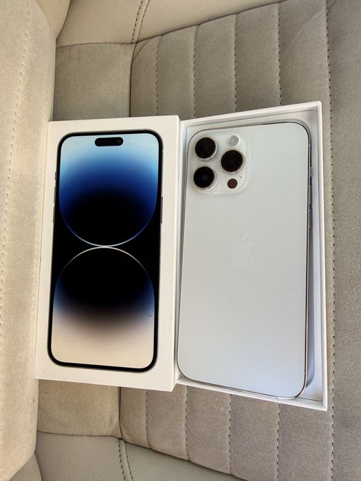 Iphone 14 pro max silver 128 gb