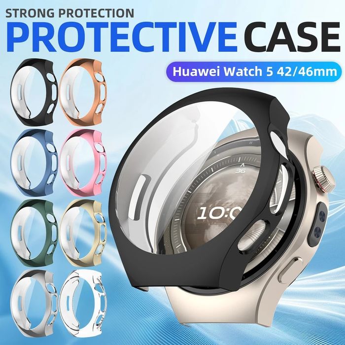 Huawei Watch 5 46mm. 42mm. / Мек силиконов TPU кейс с протектор