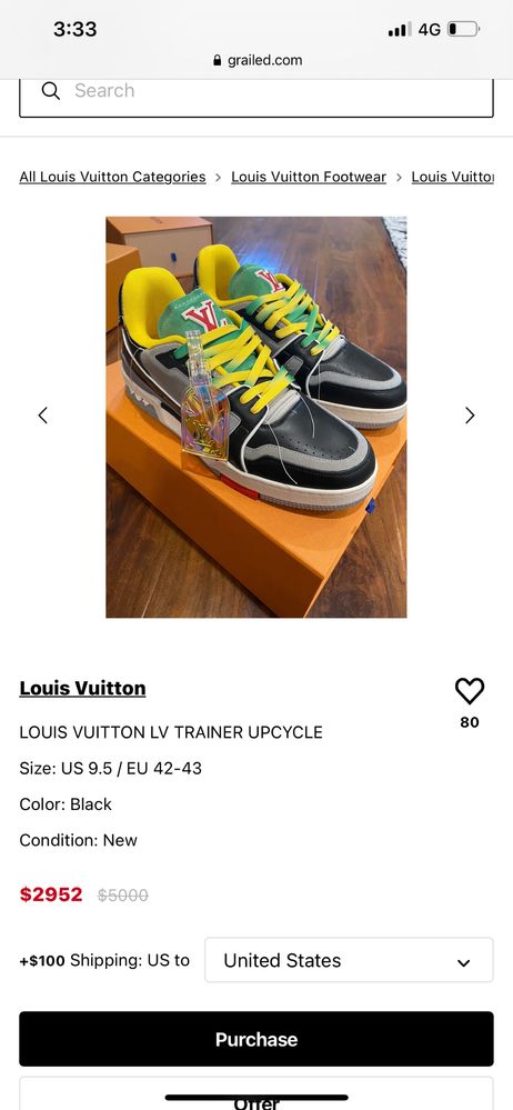 Louis Vuitton Upcycle Trainer