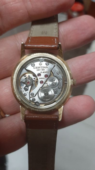 Certina ceas aur masiv 14kt mecanic