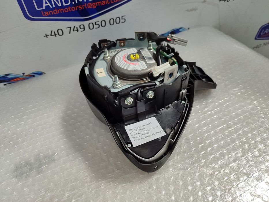 AIRBAG VOLAN / AIRBAG ȘOFER NISSAN JUKE (F15) 2010–2019 / COD OEM K8510-3YL0A / K8510-1KA6A (5E2)