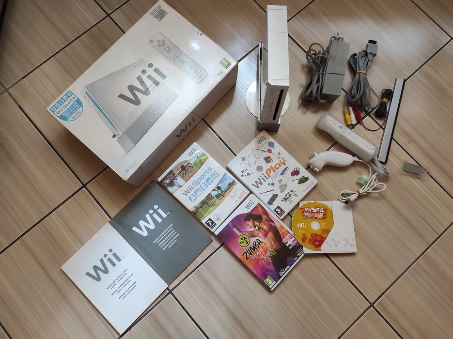 Jocuri Nintendo Wii full box cu toate accesoriile originale si jocuri incluse