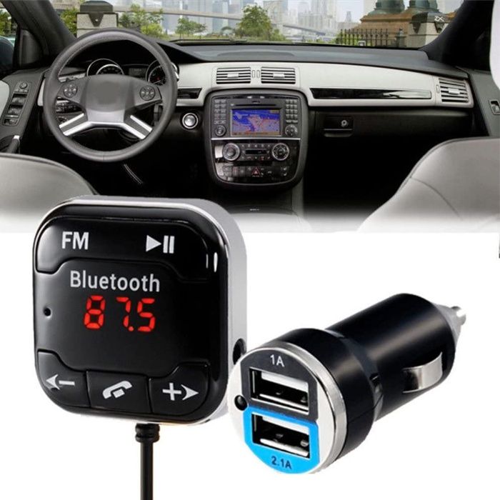 Фм Блутуут трансмитер модулатор . New Bluetooth Handsfree . CAR KIT гр