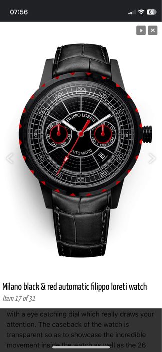 Ceas de vanzare, edtitia limitata