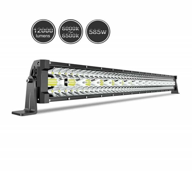 81см 585W 9D LED bar три реда – 48800lm мощен прожектор за джипове