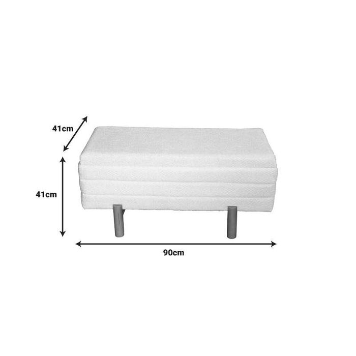 Комплект табуретки, Cindy Inart, Бежов, Текстил, 110х50х49см.