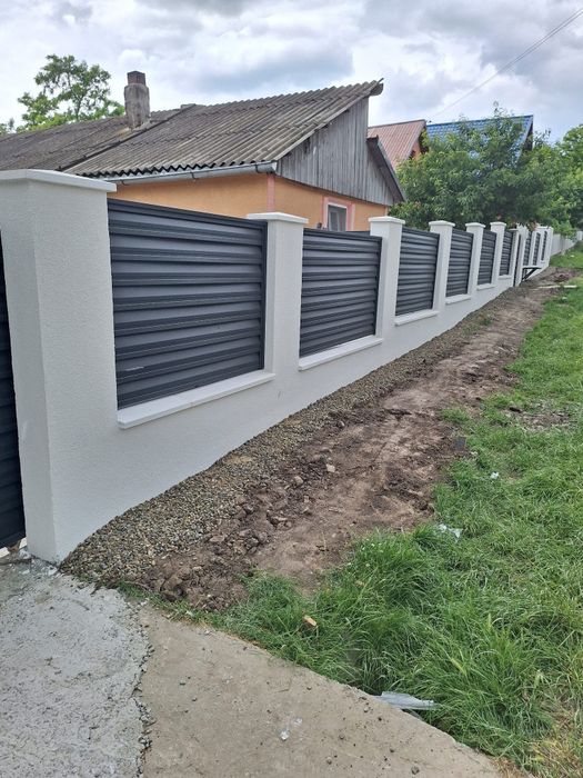 Capace și plinta gard