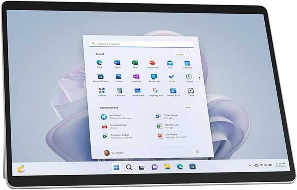 Tableta laptop Microsoft Surface Pro9,intel core I5,platinium,sigilat