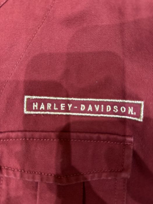 Harley Davidson бордо яке