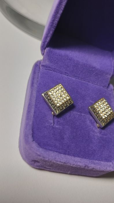 Серьги серебро 925 с фианитом