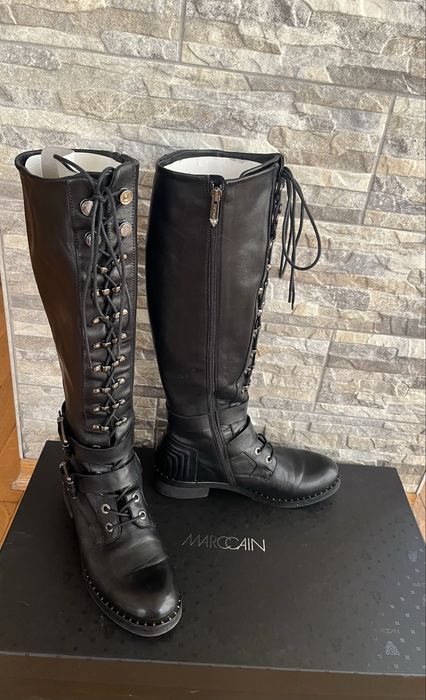 Кожени ботуши Marc Cain