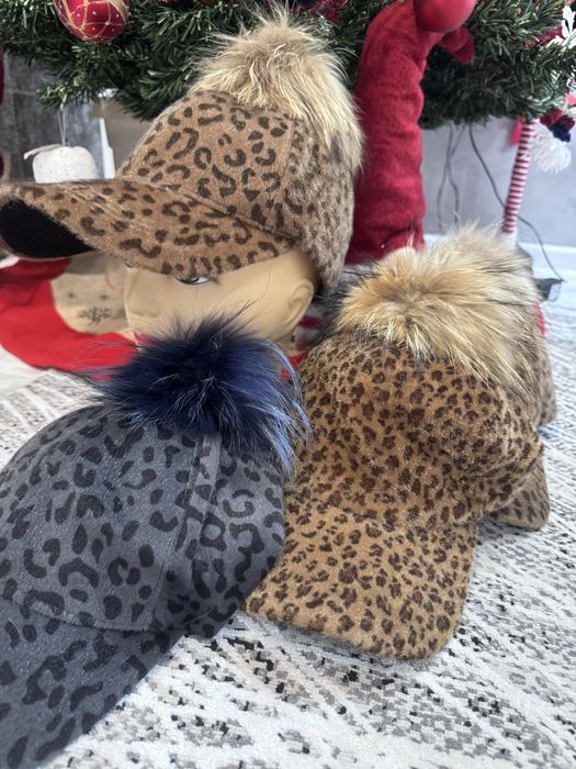 Шапки естествена кожа