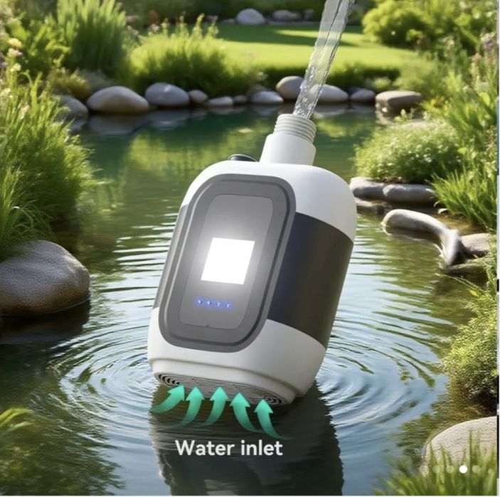 Преносим къмпинг душ с батерия