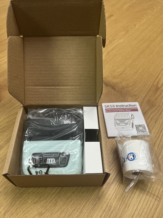 Imprimanta termica pt etichete cu lipici sau nu, NOU