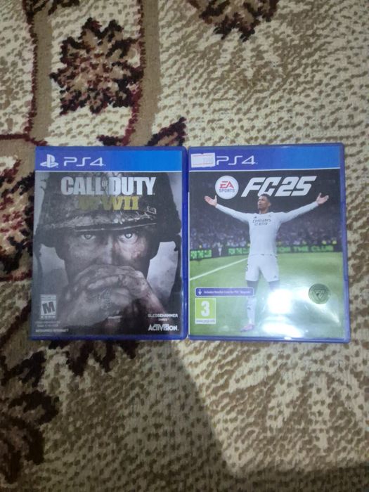 Ps4 Ps5 ке диск Fifa 25, COD WW2