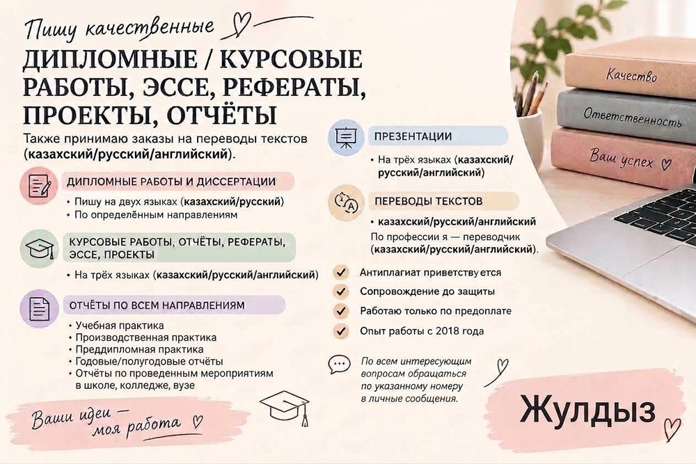Курсовые/Отчёты/Переводы