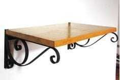 Конзоли рафтодържачи стойки ъгли рафтове мивки фенери от ковано желязо