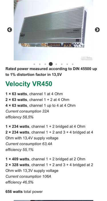 subwoofer cu amplificator 
Blaupunkt Velocity VR450