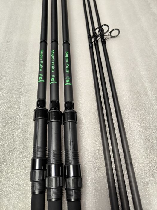 SET 3 Lansete ROBINHAN Super Point 3.6m, 3.75Ibs 2 segmente