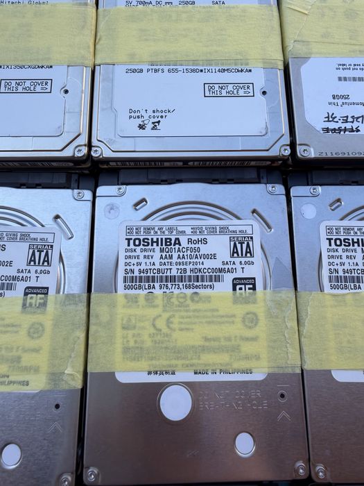 HD disk, 1T, 500gb, 320gb,  250gb