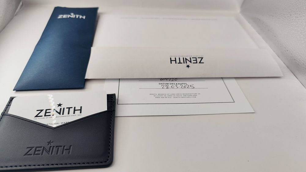 Zenith Chronomaster Sport Black (2025) • Пълен комплект + 2030 +каишка