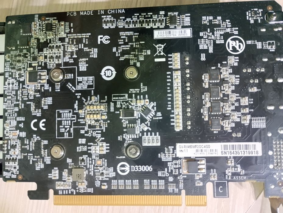 Видиекарта rx580 на 8 гб