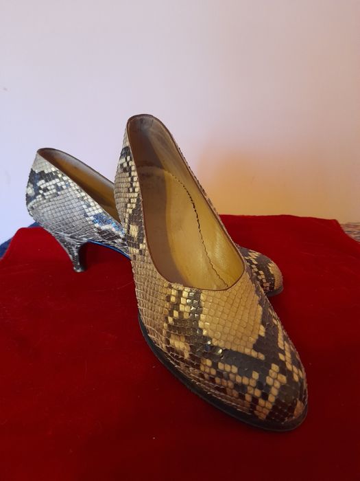 Pantofi din piele naturala de șarpe PITON