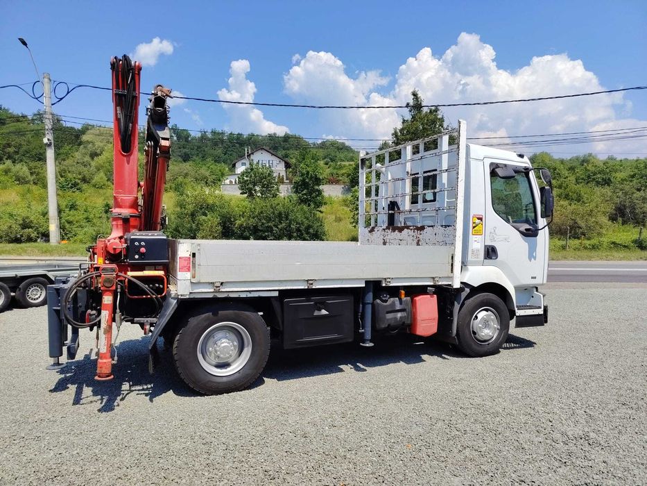 Renault Midlum 135 Bena cu Macara Fassi F95 An Fabricatie 2001 Kilometraj 274264 Km