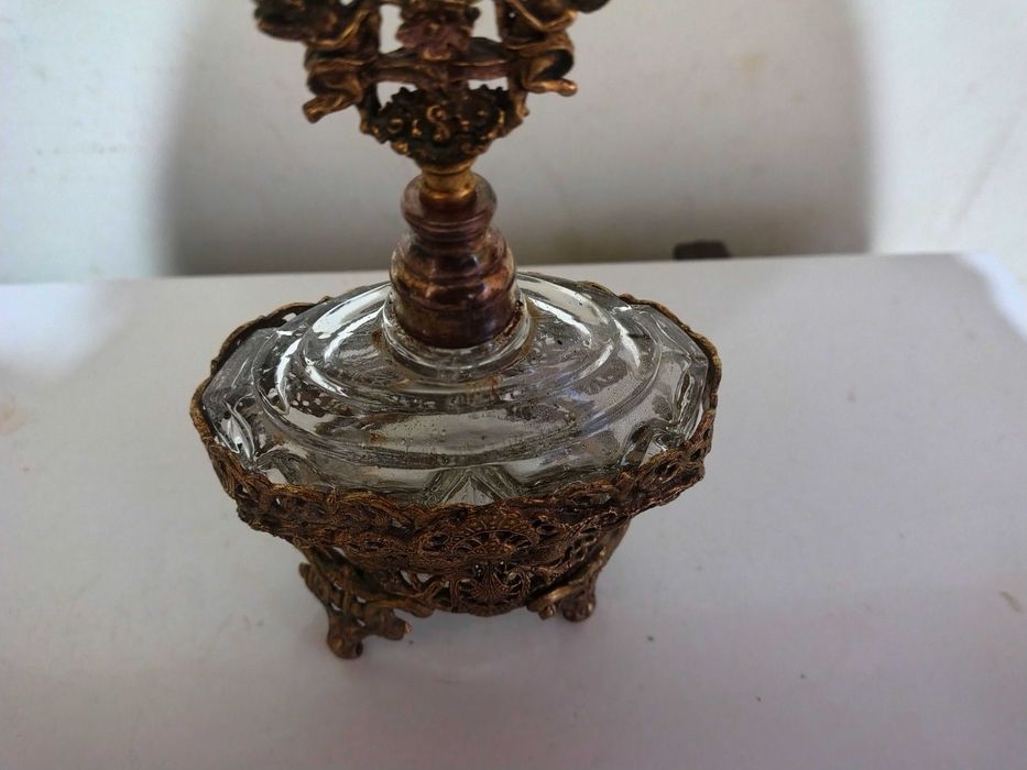 Уникално Красиво Старо Шише За Парфюм