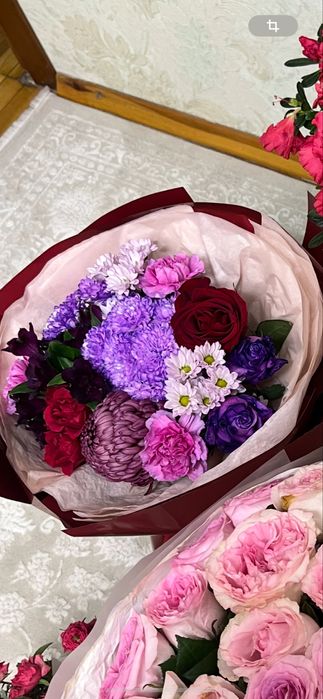 Средний букет цветов