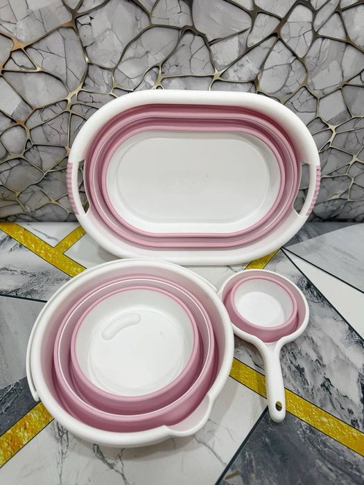 Набор ванночка . Складывается 
Складывается

Nabor Yigma 3 talik 
Sifa