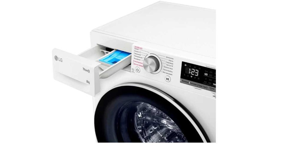 Стиральная машина LG 8 кг — Уничтожает 99,9% бактерий + Доставка