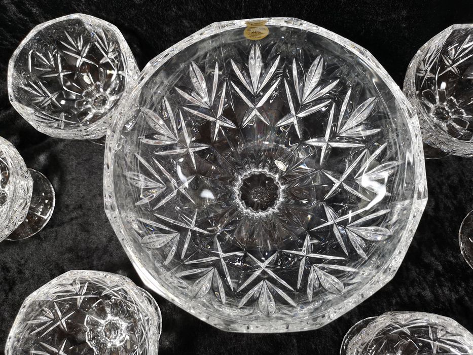 Set Gala cupe de Cristal 24% plumb RCR Cristaleria Italiana