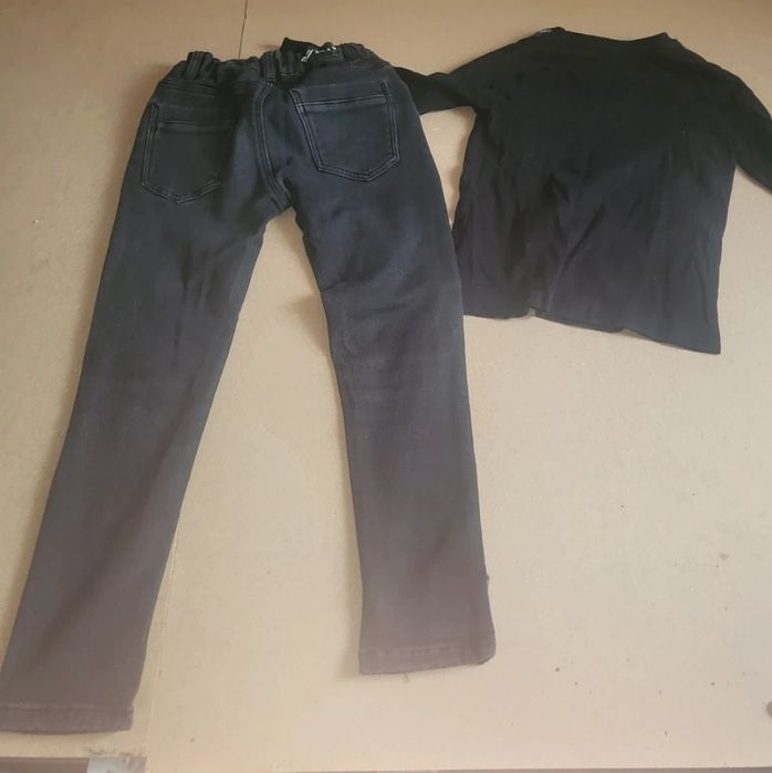 Set blugi și bluza  122-128 cm