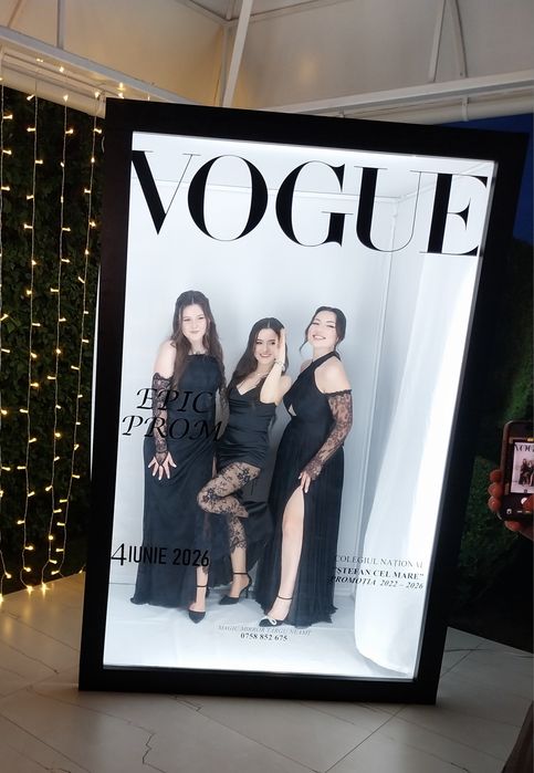 Cabina Vogue, Laser, balonase cu fum, alcooltest