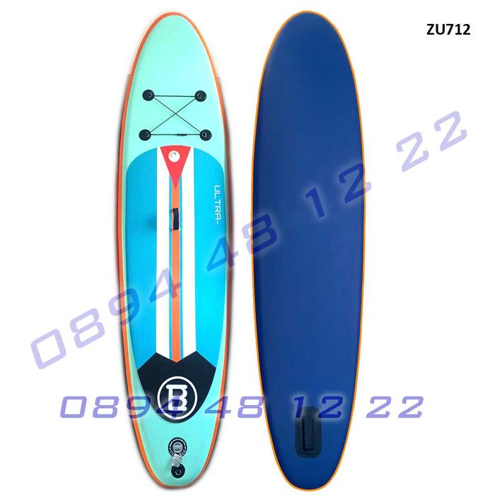 Надуваема дъска сърф SUP борд съб падъл гребло стенд ъп 10'6 плуване