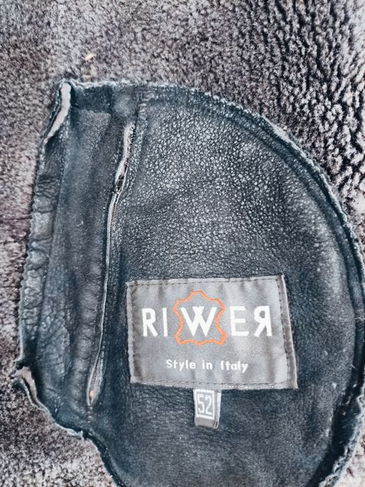 Натуральная дублёнка 52 размер кожа