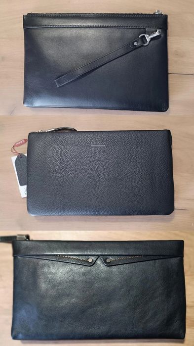 Барсетки натуральная кожа