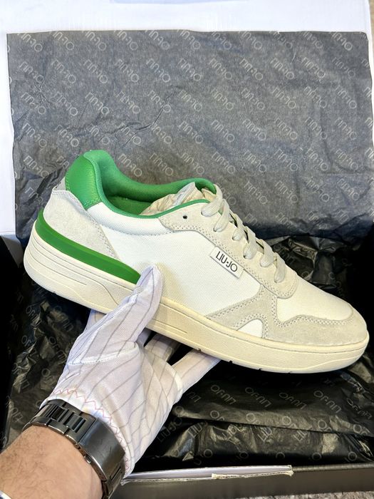 Мъжки спортни обувки Liu Jo естествен велур SALE