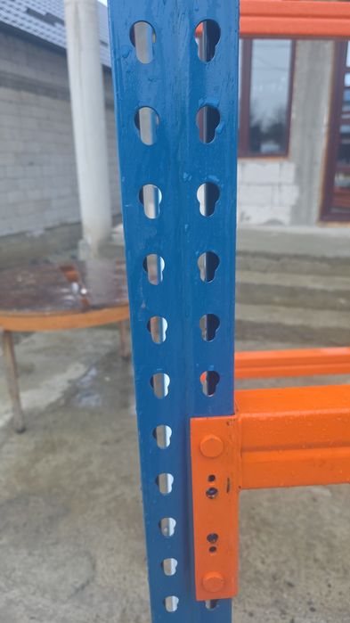 Raftur metalice pentru euro paleta la 2,70 tranvesa si piciorul la 3,5