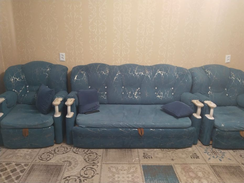 Холодильник, душ кабина, диван т.б заттар