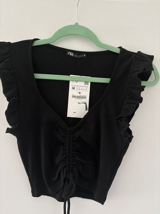 Зара Топове Тениски Потници Разнер С и М