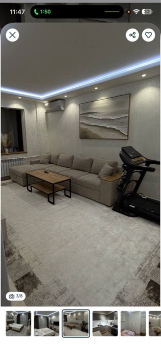 4-комнатная, ТТЗ-1 | Евроремонт, мебель, техника | 80 м²|Д|