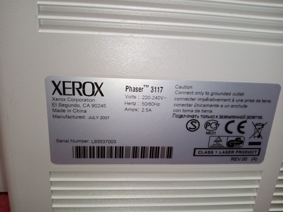 Принтер Xerox Phaser 3117