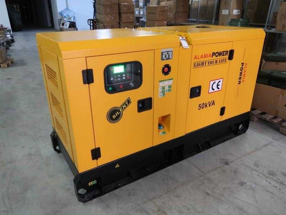 Generator de curent trifazic 50 kva - 40 kw cu automatizare, nou, 2026