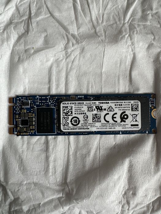 SSD Toshiba 256GB M2 2280 SATA 3