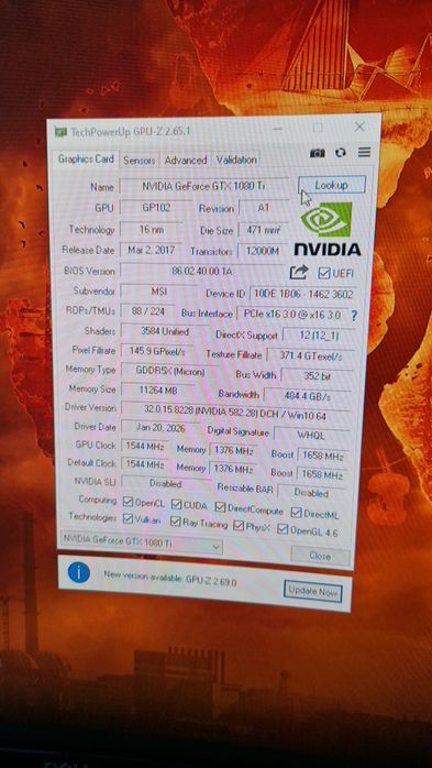 V/S Gtx 1080 TI Msi Gaming X impecabila!